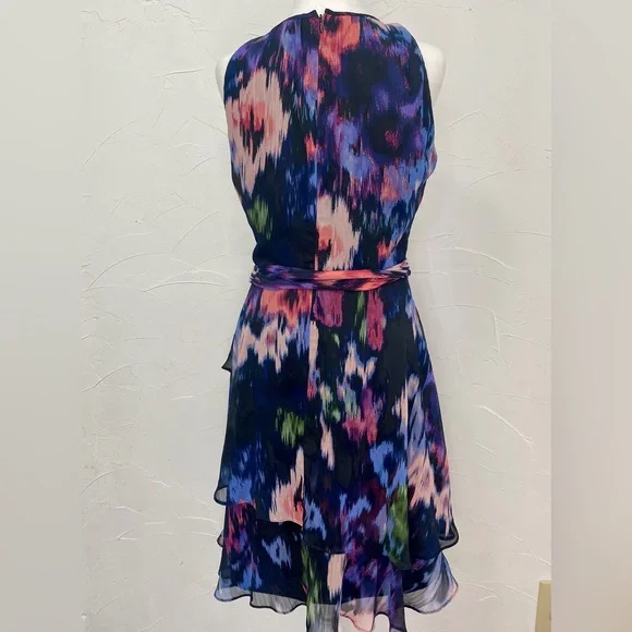 Tahari Arthur S. Levine floral print a-line dress - Picture 3 of 10